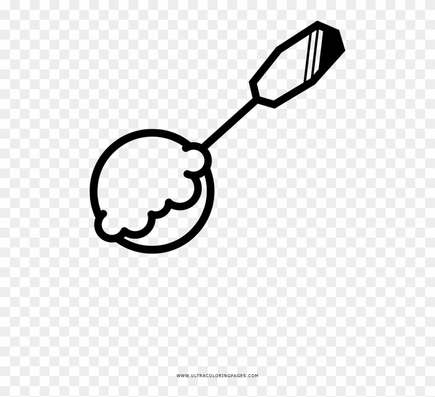Detail Ice Cream Scoop Clipart Black And White Nomer 13
