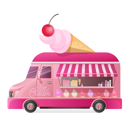 Detail Ice Cream Truck Clipart Nomer 10