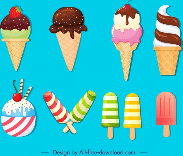 Detail Ice Cream Warna Warni Nomer 3