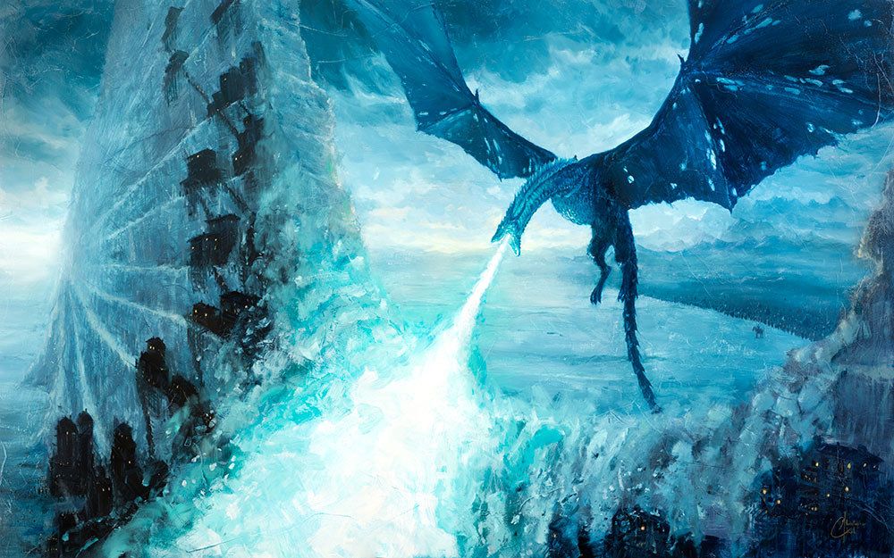 Detail Ice Dragon Game Of Thrones Nomer 4