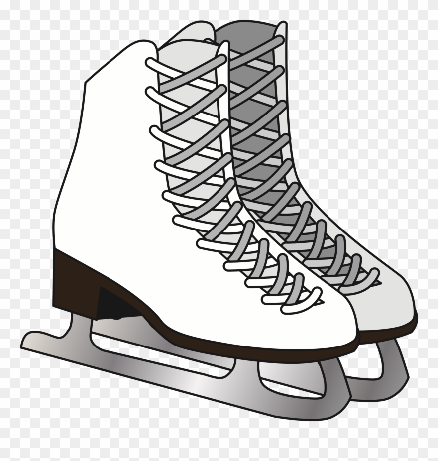 Detail Ice Skate Clip Art Nomer 14