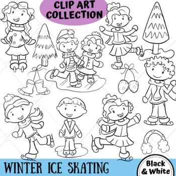 Detail Ice Skate Clip Art Nomer 26