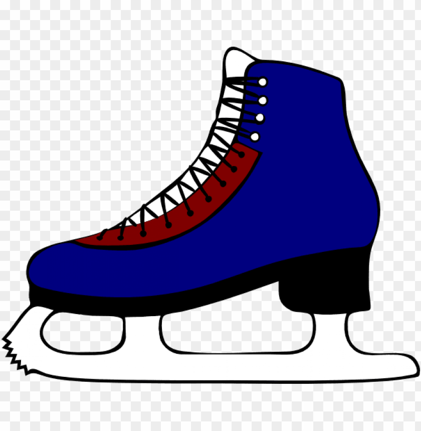 Detail Ice Skates Clip Art Nomer 18