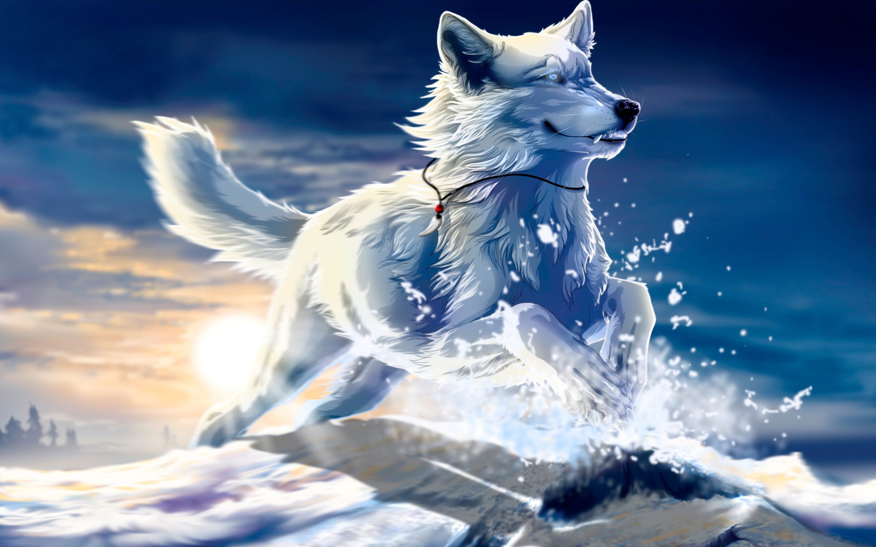 Detail Ice Wolf Wallpaper Nomer 6