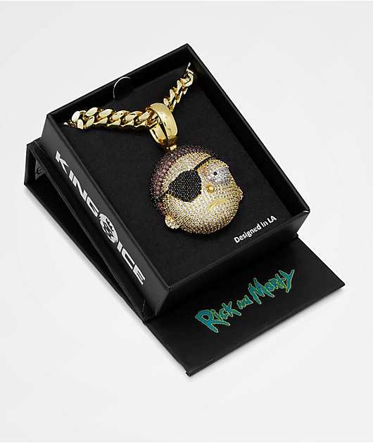 Detail Iced Out Rick And Morty Pendant Nomer 16