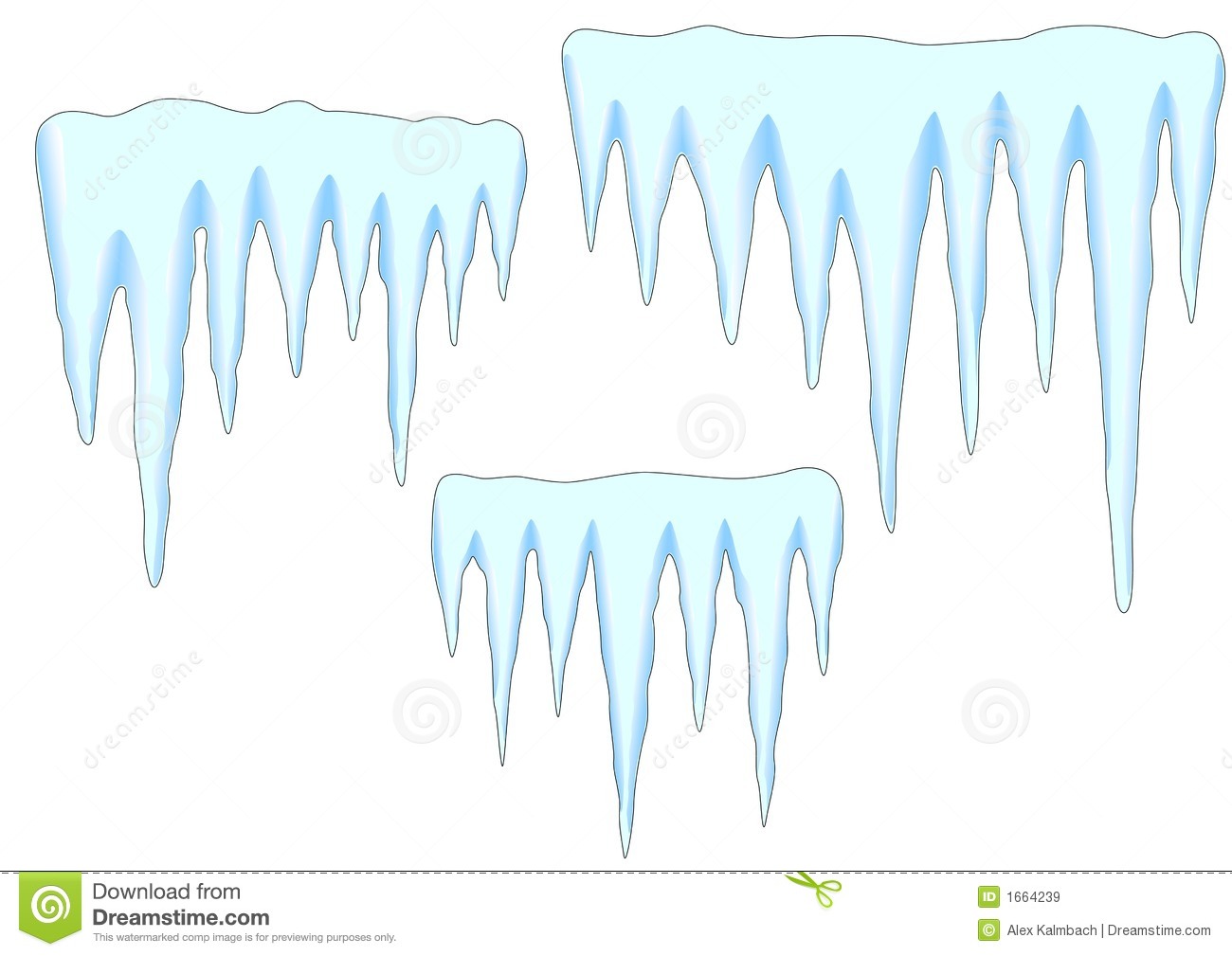 Detail Icicle Graphic Nomer 10