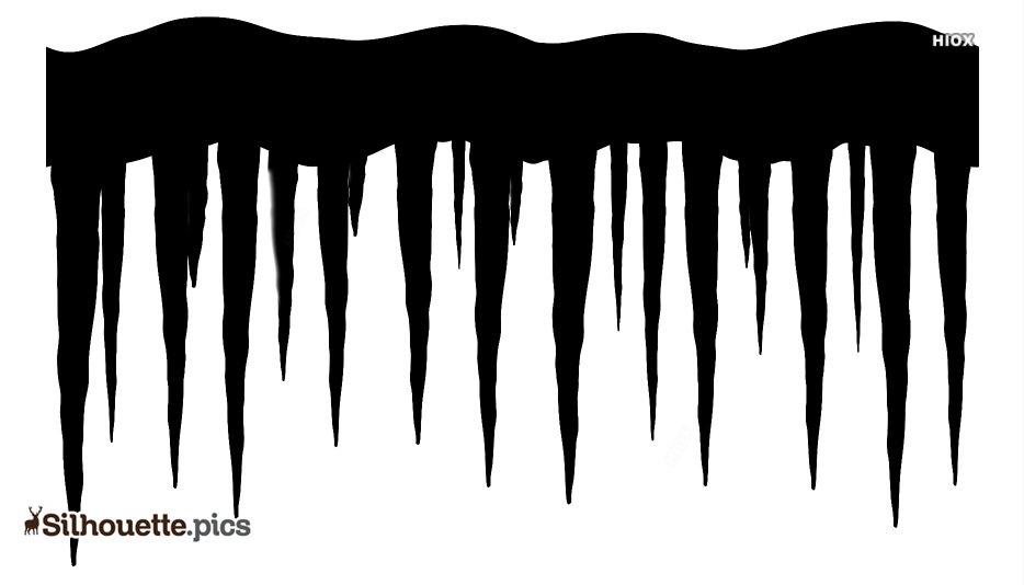 Detail Icicles Silhouette Nomer 9