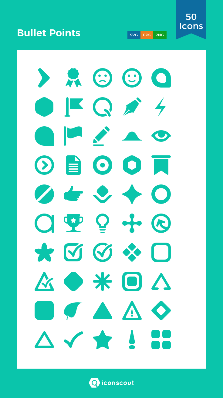 Detail Icon Bullets Nomer 31