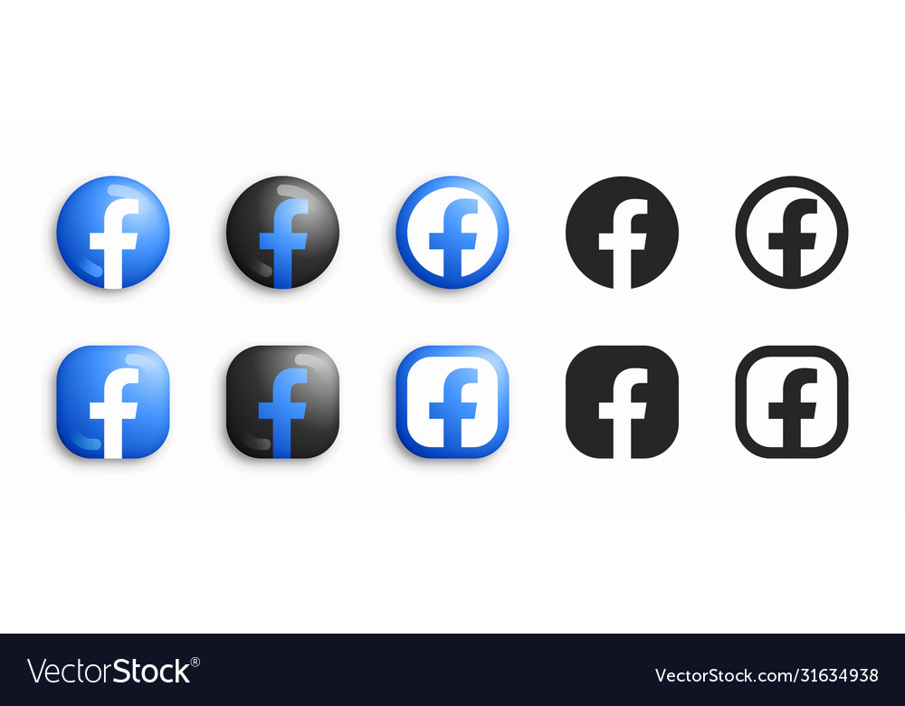 Detail Icon Facebook Flat Nomer 43