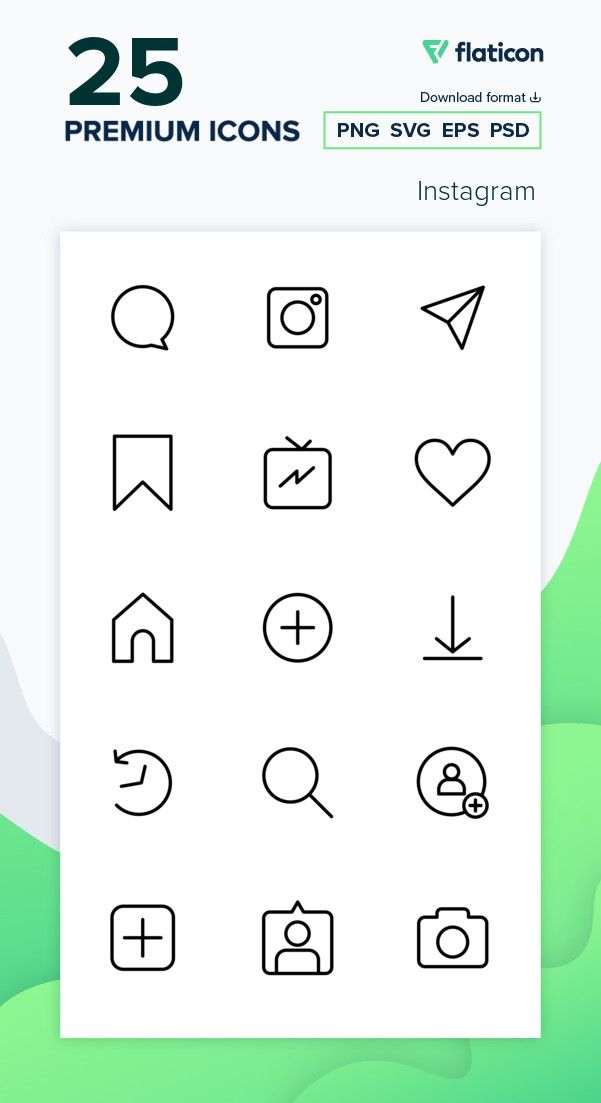 Detail Icon Pack Instagram Nomer 22