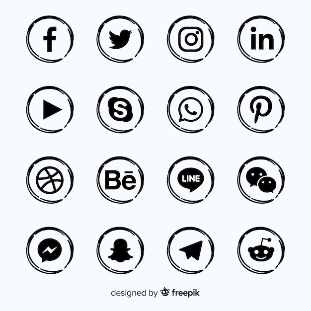 Detail Icon Social Media Png Zip Nomer 22