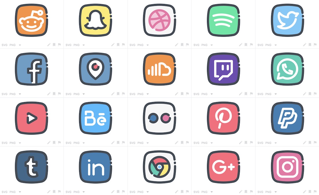 Detail Icon Social Media Png Zip Nomer 24