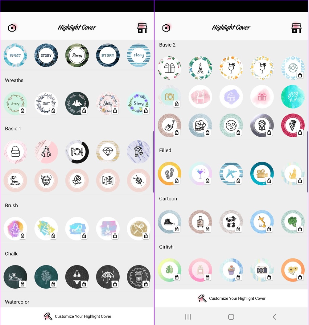 Detail Icon Sorotan Instagram Nomer 56