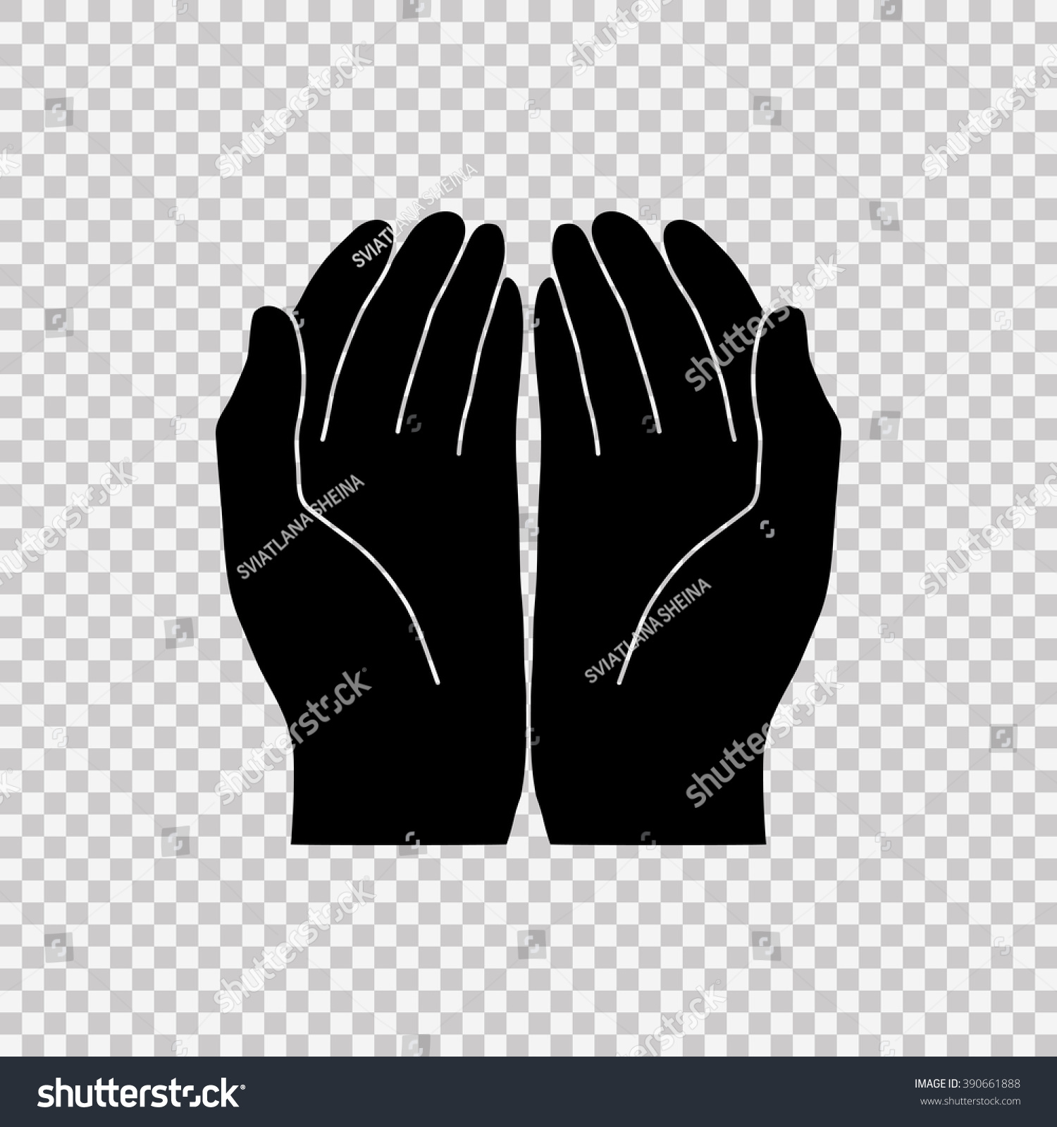 Detail Icon Tangan Berdoa Nomer 7