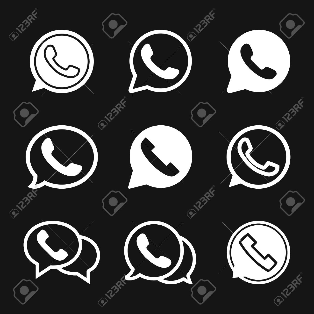 Download Icon Whatsapp Vector Nomer 27