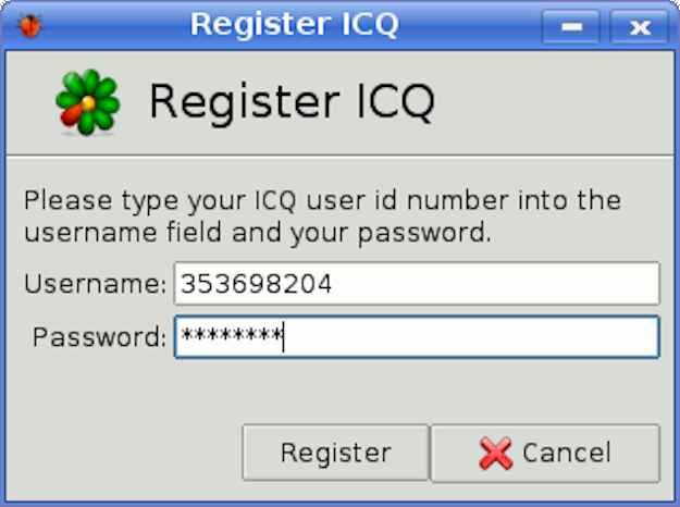 Detail Icq Registration Nomer 8