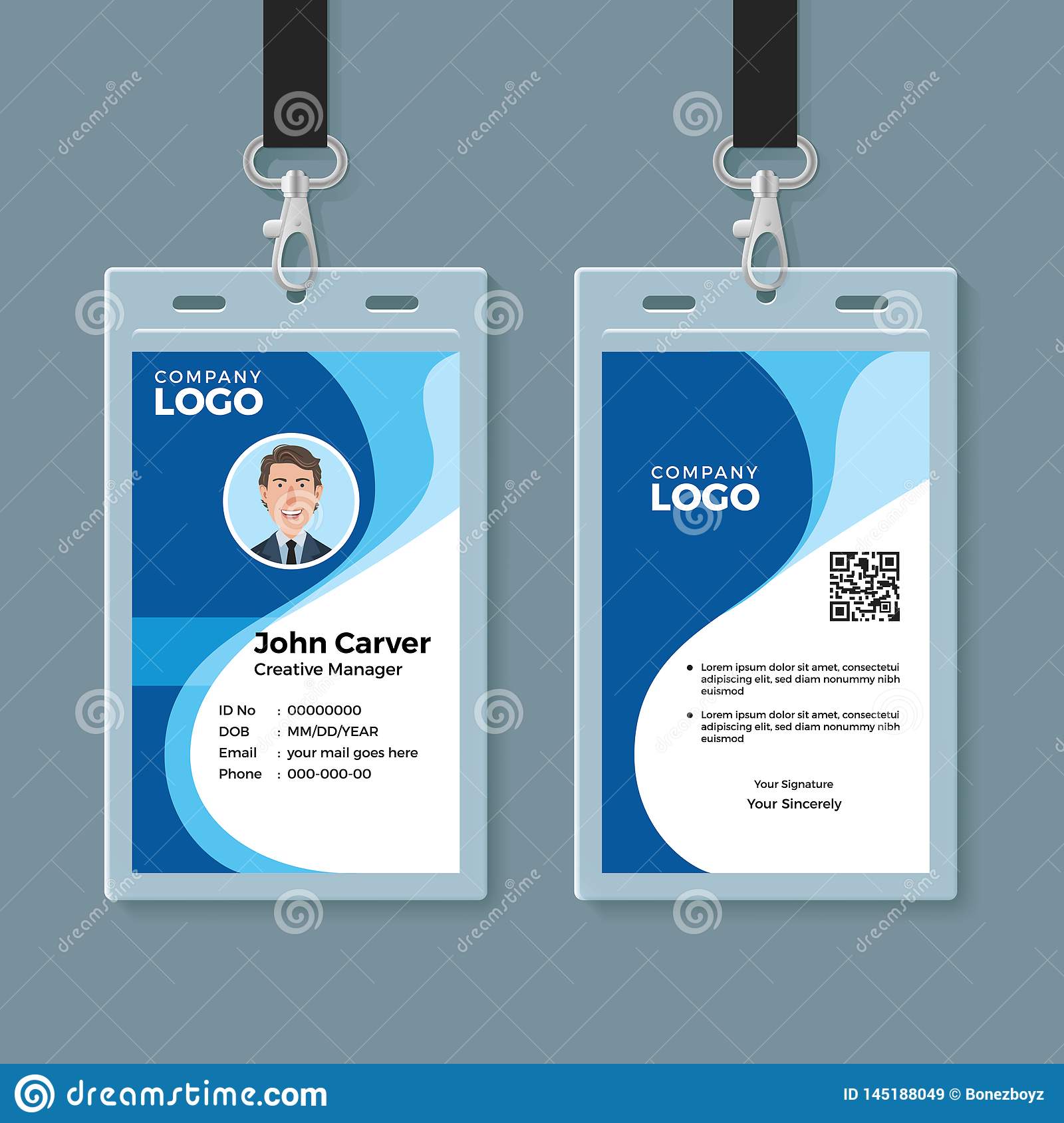 Detail Id Card Background Design Nomer 3