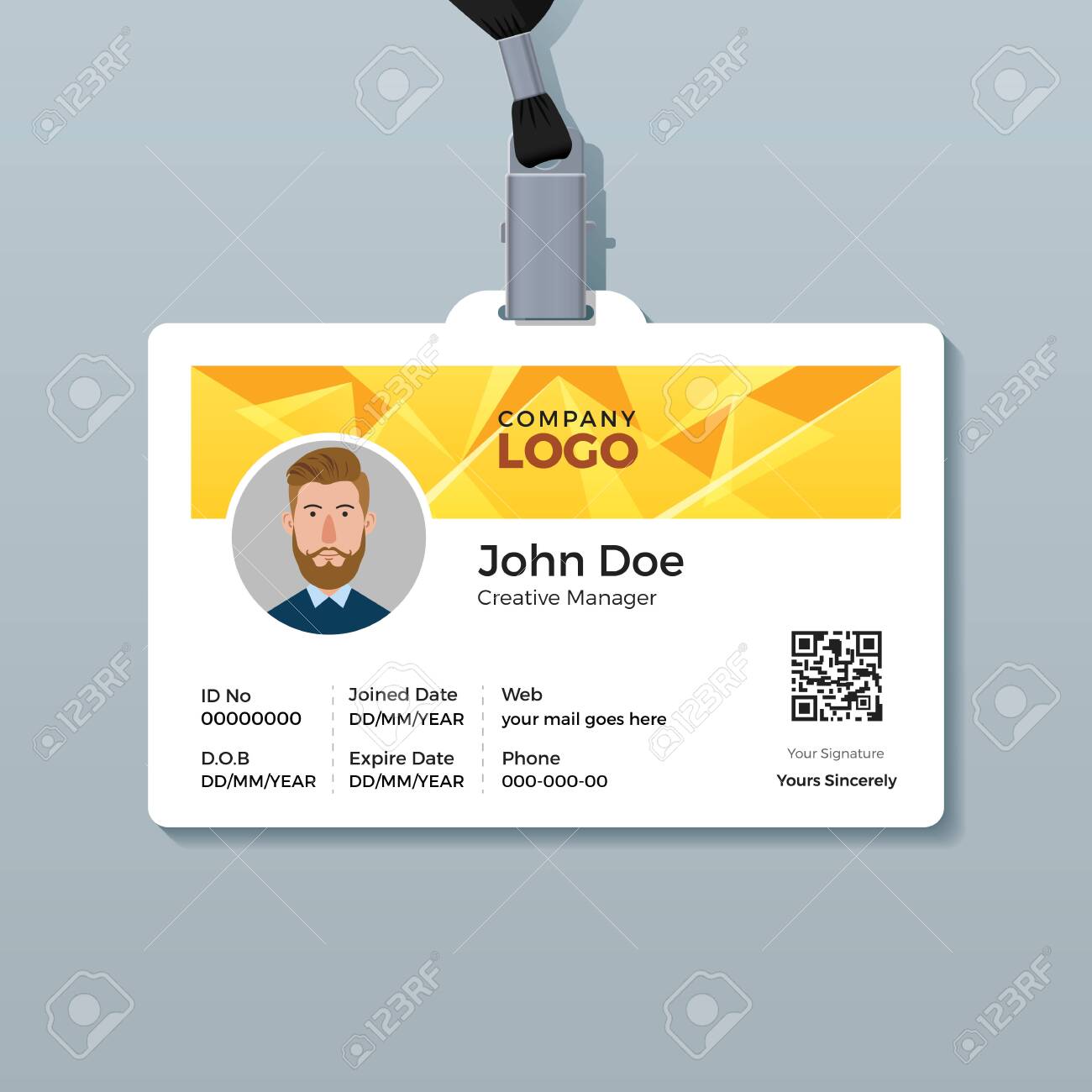 Detail Id Card Background Design Nomer 50