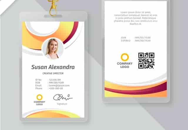 Detail Id Card Design Kosong Nomer 26
