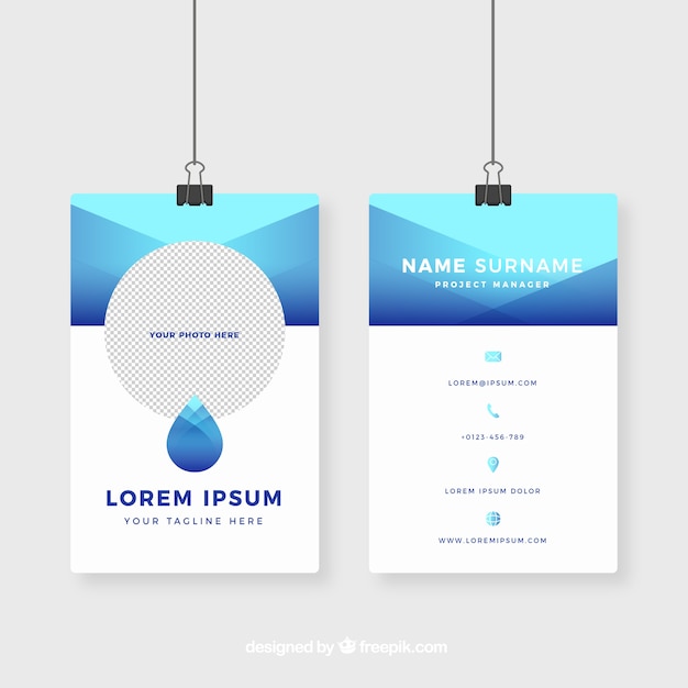 Detail Id Card Design Kosong Nomer 31
