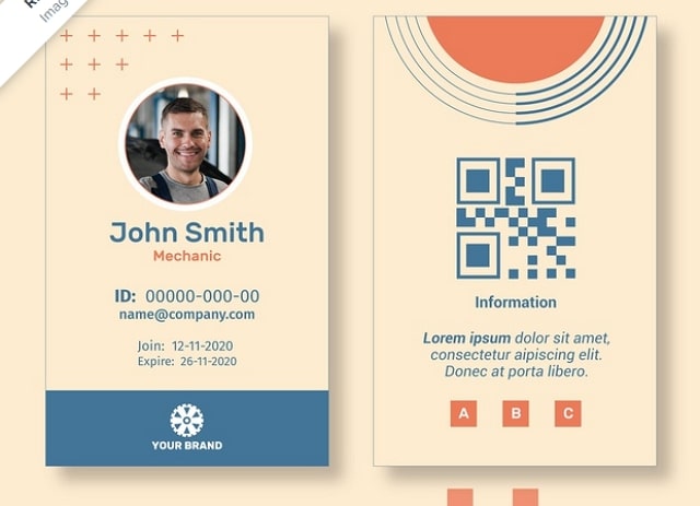 Detail Id Card Design Kosong Nomer 37