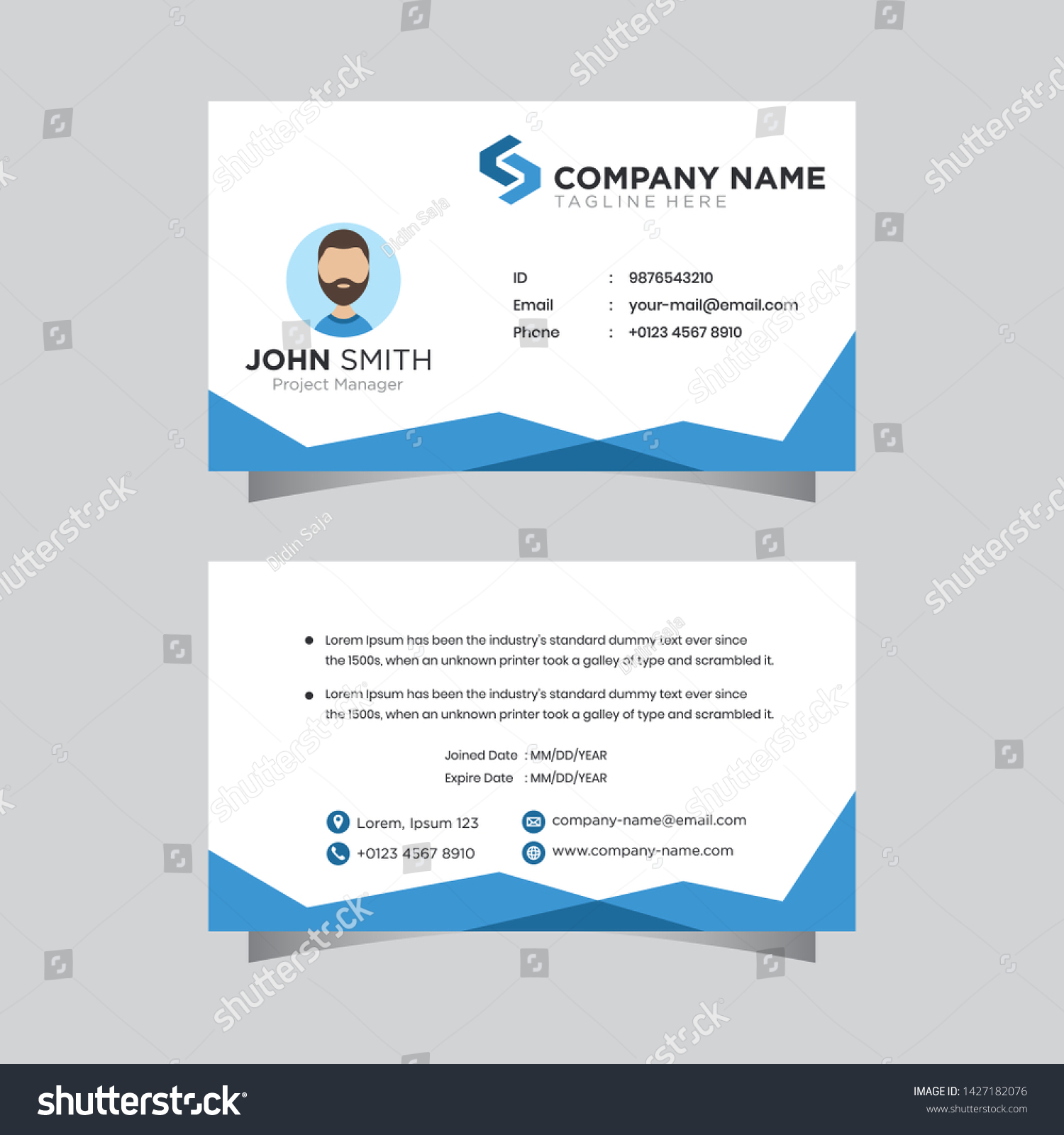 Detail Id Card Design Kosong Nomer 39