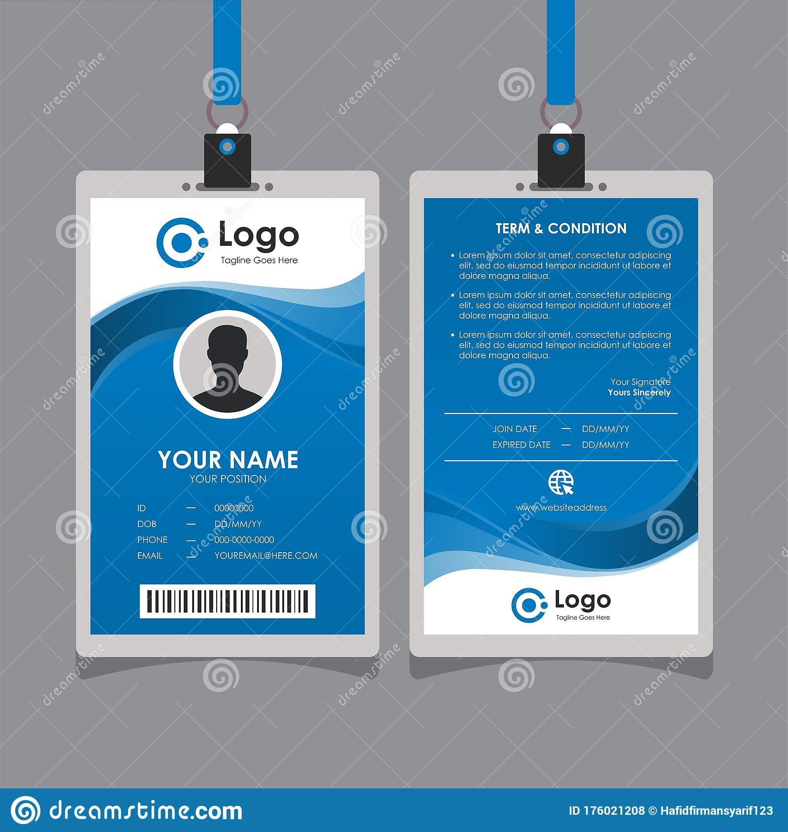 Detail Id Card Vector Cdr Nomer 14