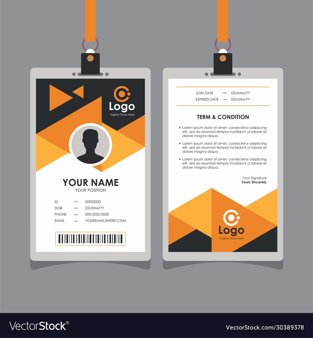 Detail Id Card Vector Cdr Nomer 30