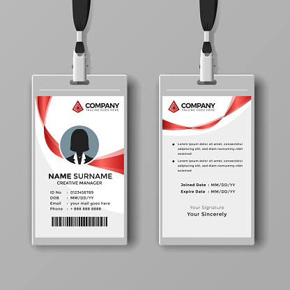 Detail Id Card Vector Cdr Nomer 35