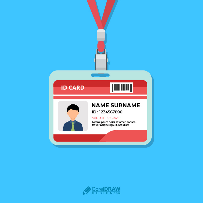 Detail Id Card Vector Cdr Nomer 55