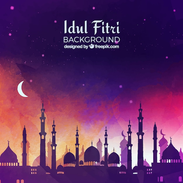 Detail Idul Fitri Background Vector Nomer 11
