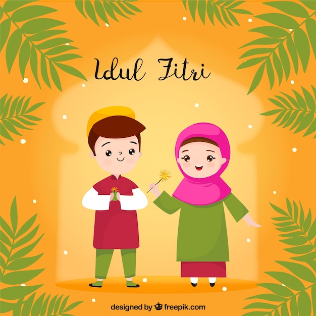 Detail Idul Fitri Background Vector Nomer 28