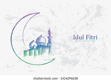 Detail Idul Fitri Background Vector Nomer 31