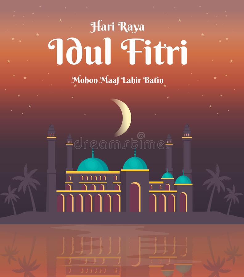 Detail Idul Fitri Flat Design Nomer 38