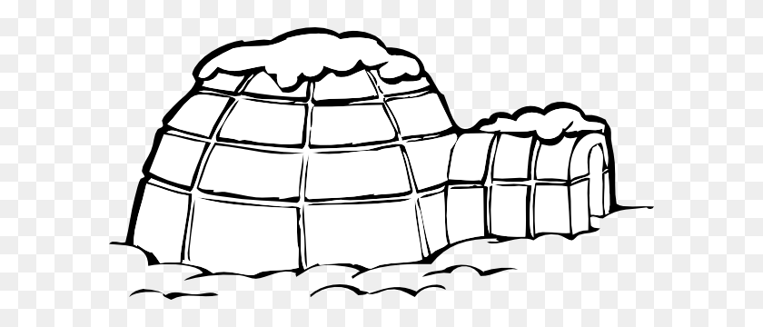 Detail Igloo Black And White Clipart Nomer 29