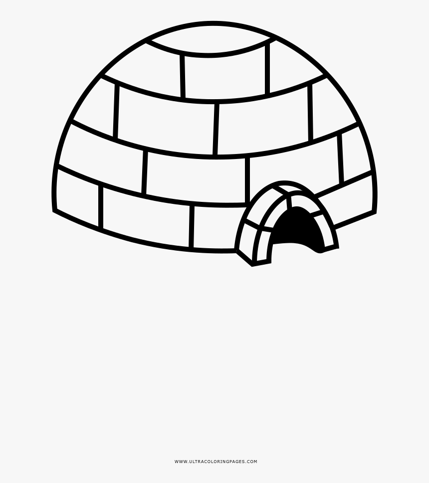 Detail Igloo Black And White Clipart Nomer 41