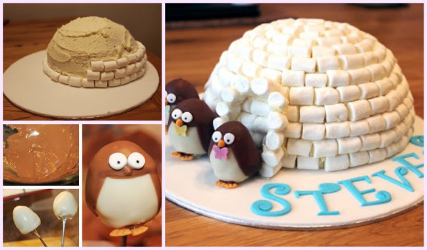 Detail Igloo Cakes With Penguins Nomer 22