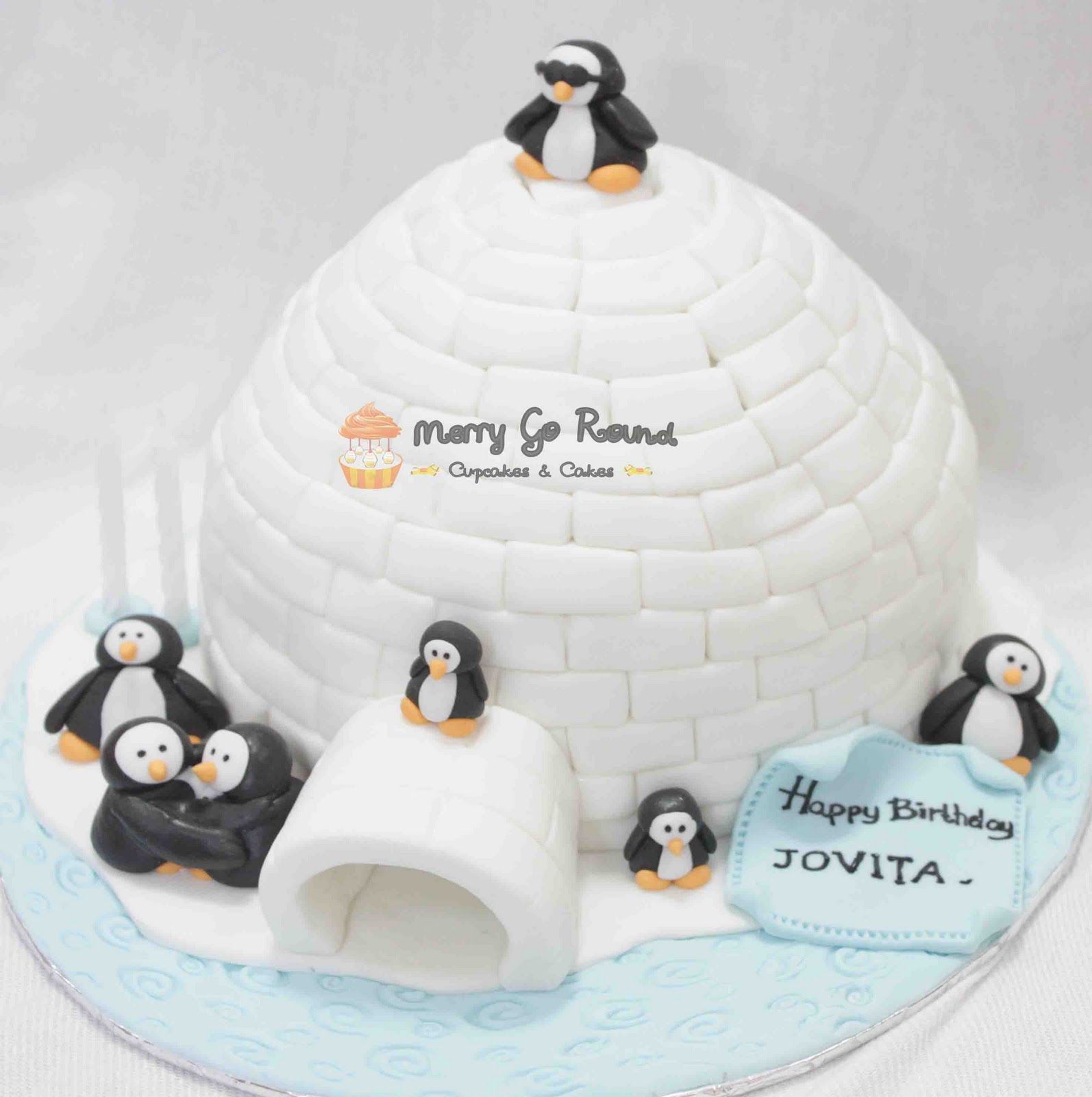 Detail Igloo Cakes With Penguins Nomer 5