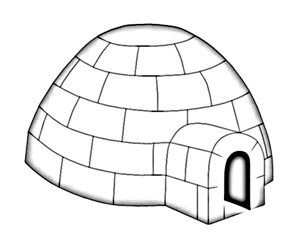 Detail Igloo Clip Art Nomer 10