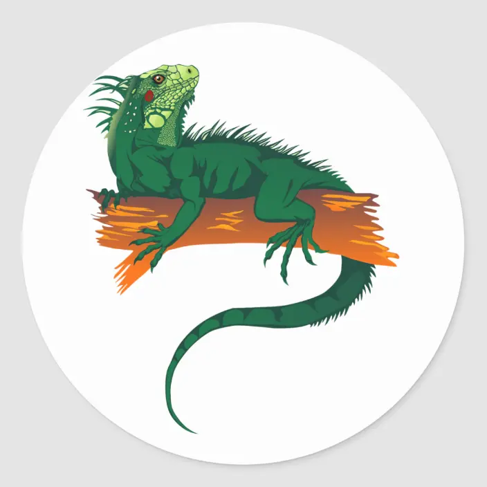Detail Iguana Stickers Nomer 26