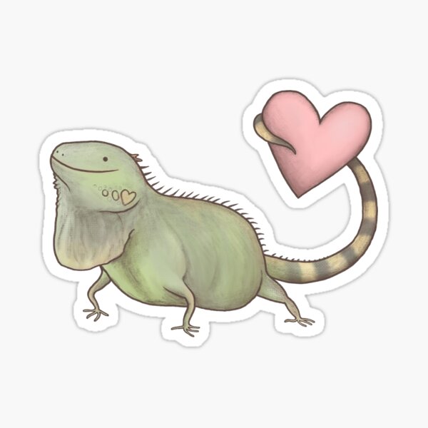 Detail Iguana Stickers Nomer 7