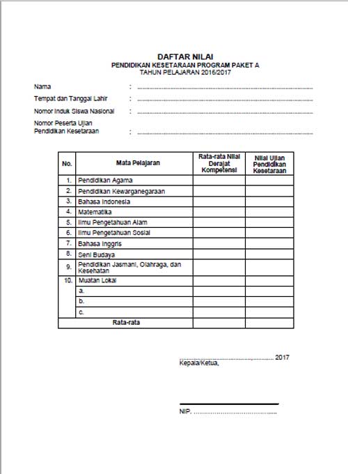 Detail Ijazah Paket C 2017 Nomer 27