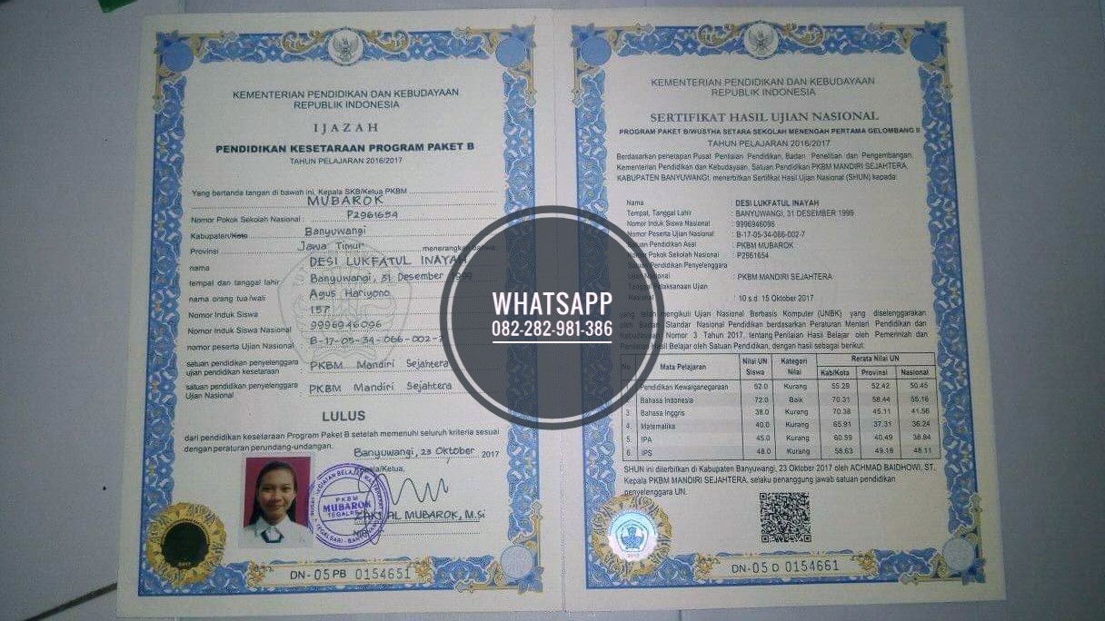 Detail Ijazah Smp Nomer 24