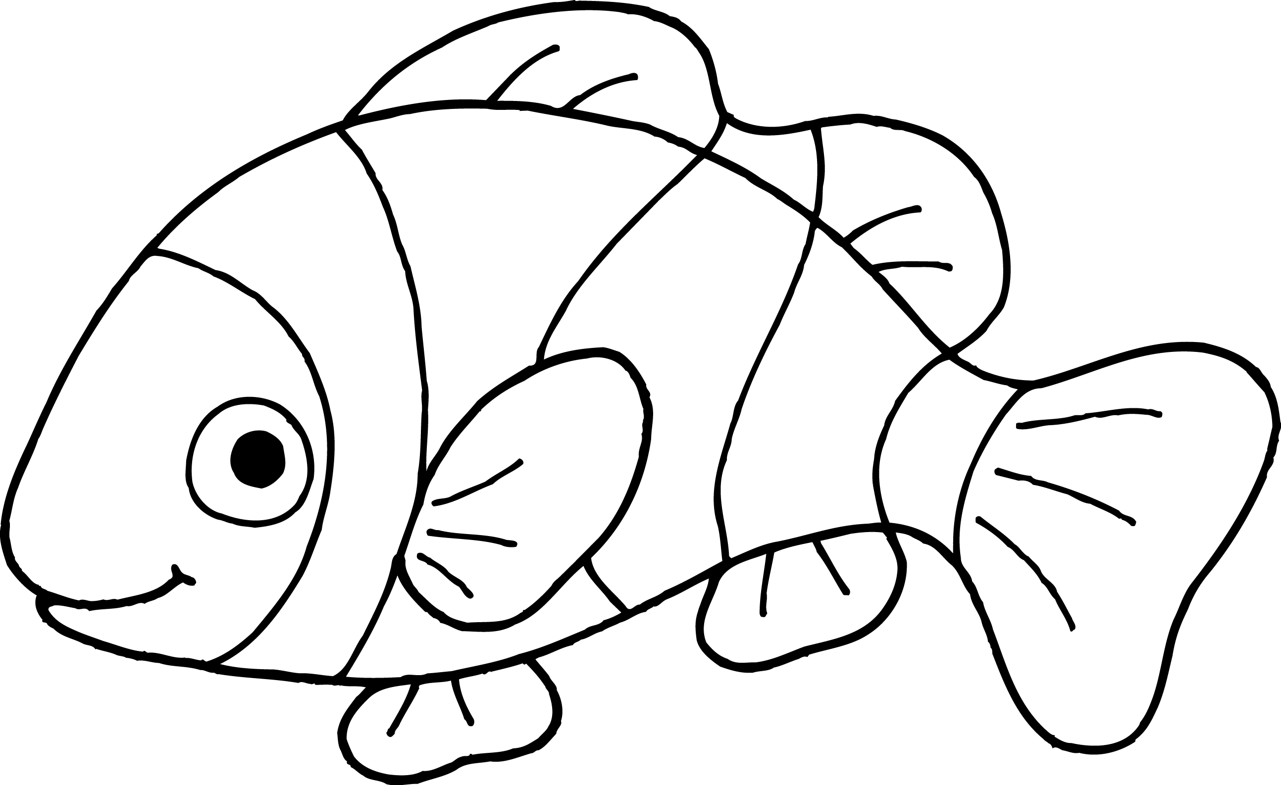 Detail Ikan Clipart Black And White Nomer 3