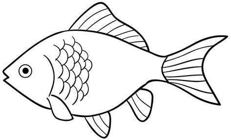 Detail Ikan Clipart Black And White Nomer 6