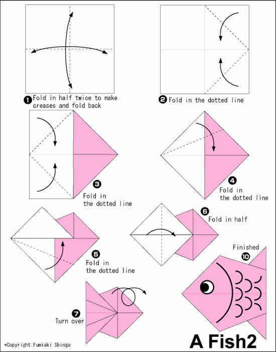 Detail Ikan Dari Kertas Origami Nomer 34