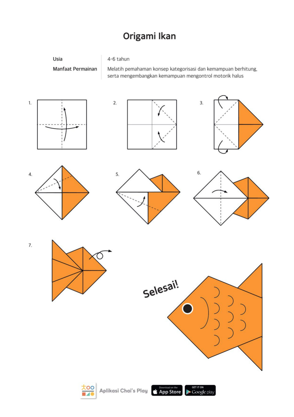 Detail Ikan Dari Origami Nomer 13