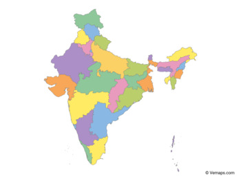 Detail Blank Map Of Indian Subcontinent Nomer 7