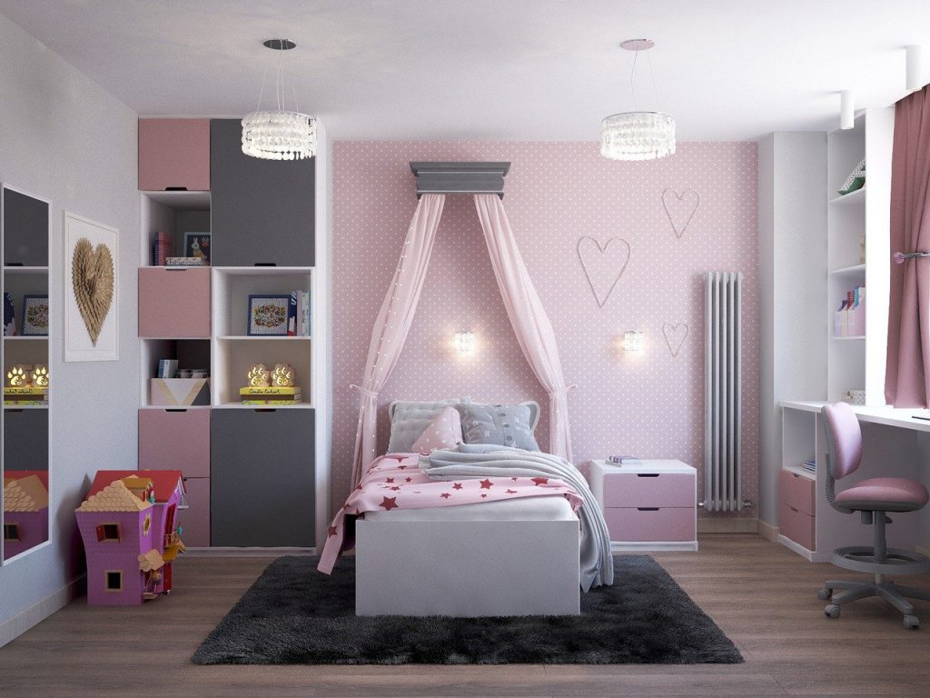 Detail Desain Kamar Tidur Anak Perempuan Nomer 22