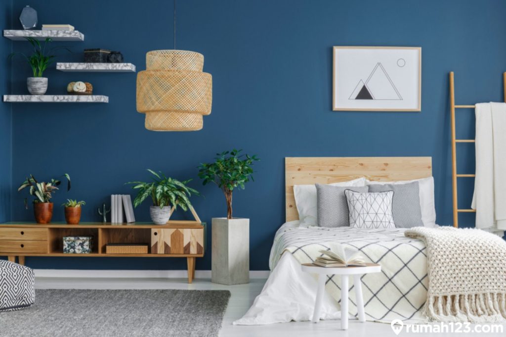 Detail Desain Kamar Tidur Biru Nomer 2